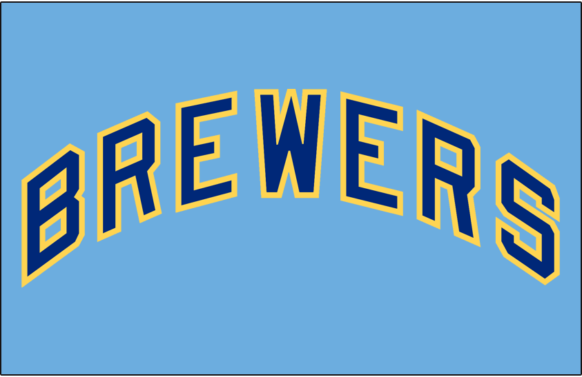 Milwaukee Brewers 1972-1977 Jersey Logo iron on transfers for fabric...